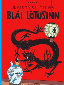 Bók TINNI Blái lótusinn