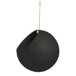 Blómapottur hangandi GLOBE Ø17 sv/gull