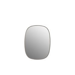 Spegill FRAMED S taupe/clear