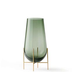 Vasi ECHASSE S H28 smoke/brushed brass