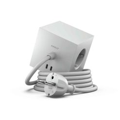Fjöltengi SQUARE 1 m/USB C tengi, grár