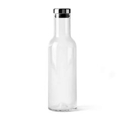 Karafla BOTTLE 1L steel/clear