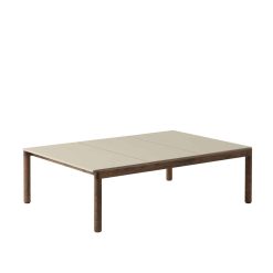 Borð COUPLE COFFEE 120x84x35 eik/sand