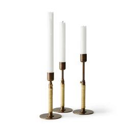 Kertastjaki DUCA bronzed brass