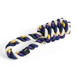 Leikfang kaðall HAY DOGS blue/purp/ochre