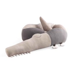Púði prjónaður SLEEPY CROC  seabr. beige