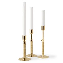 Kertastjaki DUCA polished brass