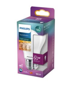 Pera LED 60W E27 þrepaskipt