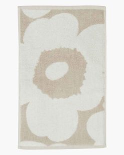 Handklæði UNIKKO 30x50 beige/white