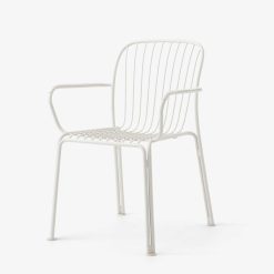 Stóll THORVALD armar, SC95 Ivory