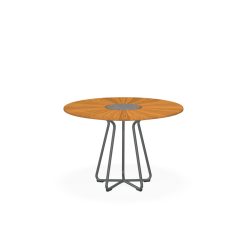 Borð CIRCLE DINING Ø110 Bamboo/Granite