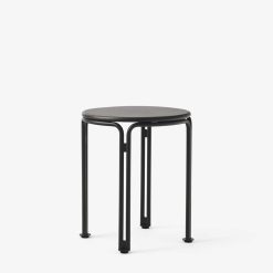 Borð THORVALD SIDE SC102 Ø40, Warm Black