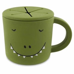 Skál m/loki SNACK CUP MR. DINO sílikon