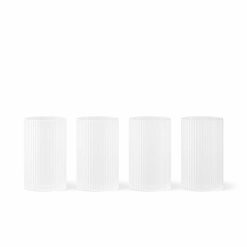 Glas RIPPLE VERRINES Frosted  4/pk