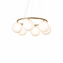 MIIRA 6 CIRCULAR Hengilampi Brass/Opal