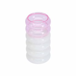 Vasi/stjaki BUBBLE pink/milky white
