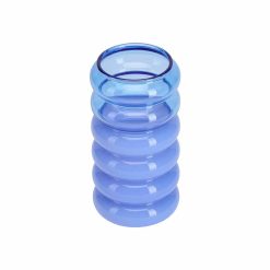 Vasi/stjaki BUBBLE blue/milky blue