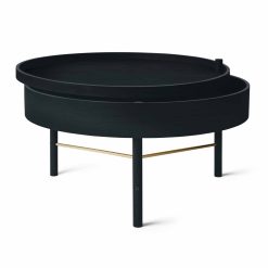 Borð TURNING TABLE Ø65 Black.Ash