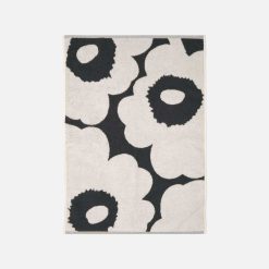 Handklæði UNIKKO 50x70, svart/hvítt