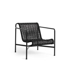 Stóll PALISSADE CORD LOUNGE LOW Antracit