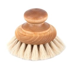 Baðbursti m/ hnúð B:12 cm hlynur/birki