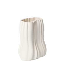 Vasi Moire H:20 cm Off-white
