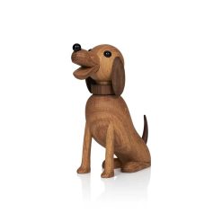Tréstytta BELLA DOG eik/hnota