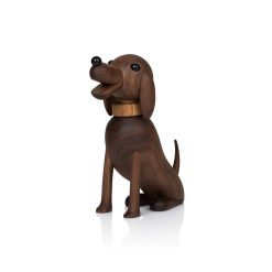Tréstytta BUSTER DOG hnota/eik