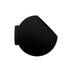 Blómapottur á vegg GLOBE Ø17 svartur/sva
