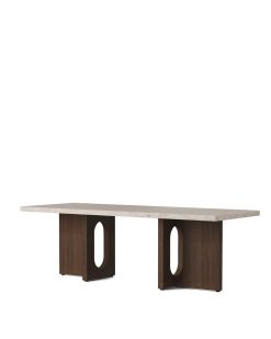 Borð ANDROGYNE 120x45, dark stained oak
