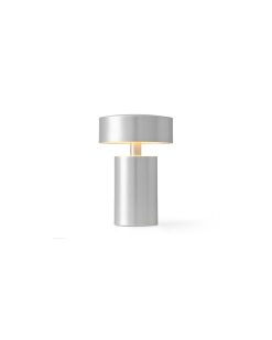 COLUMN PORTABLE Borðlampi Brushed alu