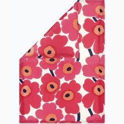 Sængurföt UNIKKO 140x200 hv/rauð