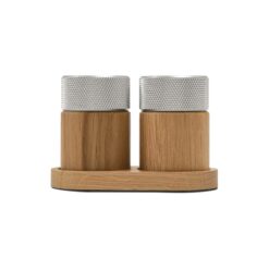 Salt og piparkvörn SINA Oak Steel