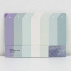Dagatal WEEKLY DESKPAD Water Lilies