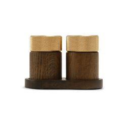 Salt og piparkvörn SINA Dark Ash Brass