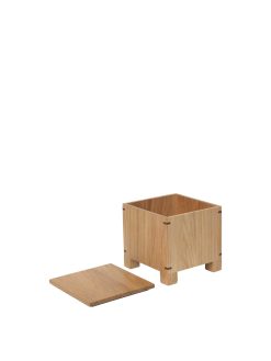 Hvítlauksbox BON natural oak