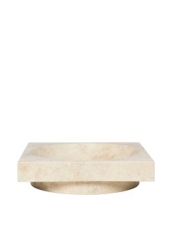 Skál HEW LOW CENTREPIECE travertine