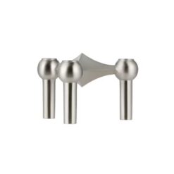 Kertastjaki STOFF Nagel brushed chrome