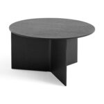 Borð SLIT WOOD ROUND Ø65 H35.5