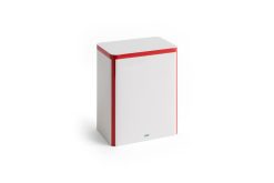 Álbox L off white/red