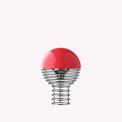WIRE PORTABLE Borðlampi Red