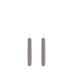 Batterískerti TAPER LED W2,3 x H15 2/pk