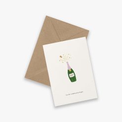 Kort CHAMPAGNE - let the celebration beg