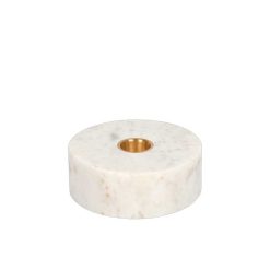 Kertastjaki MARBLE hvítur