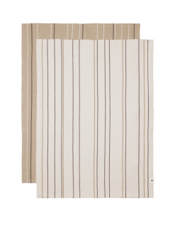 Viskustykki ITO 2/pk Parchment/Cashmere