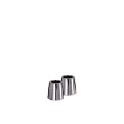 Kertastjaki mini LIGHT chrome 2/pk