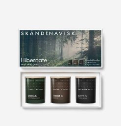 Gjafasett HIBERNATE 3x ilmkerti 65gr