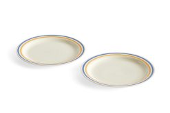 Diskur SOBREMESA 24,5 cm blue/yell, 2pk