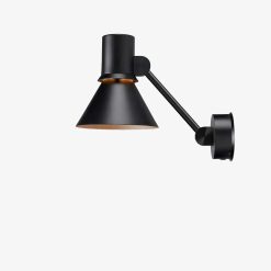 80 W2 Vegglampi, Matte Black