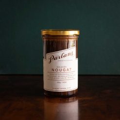 Karamellusósa í glerkrukku Nougat